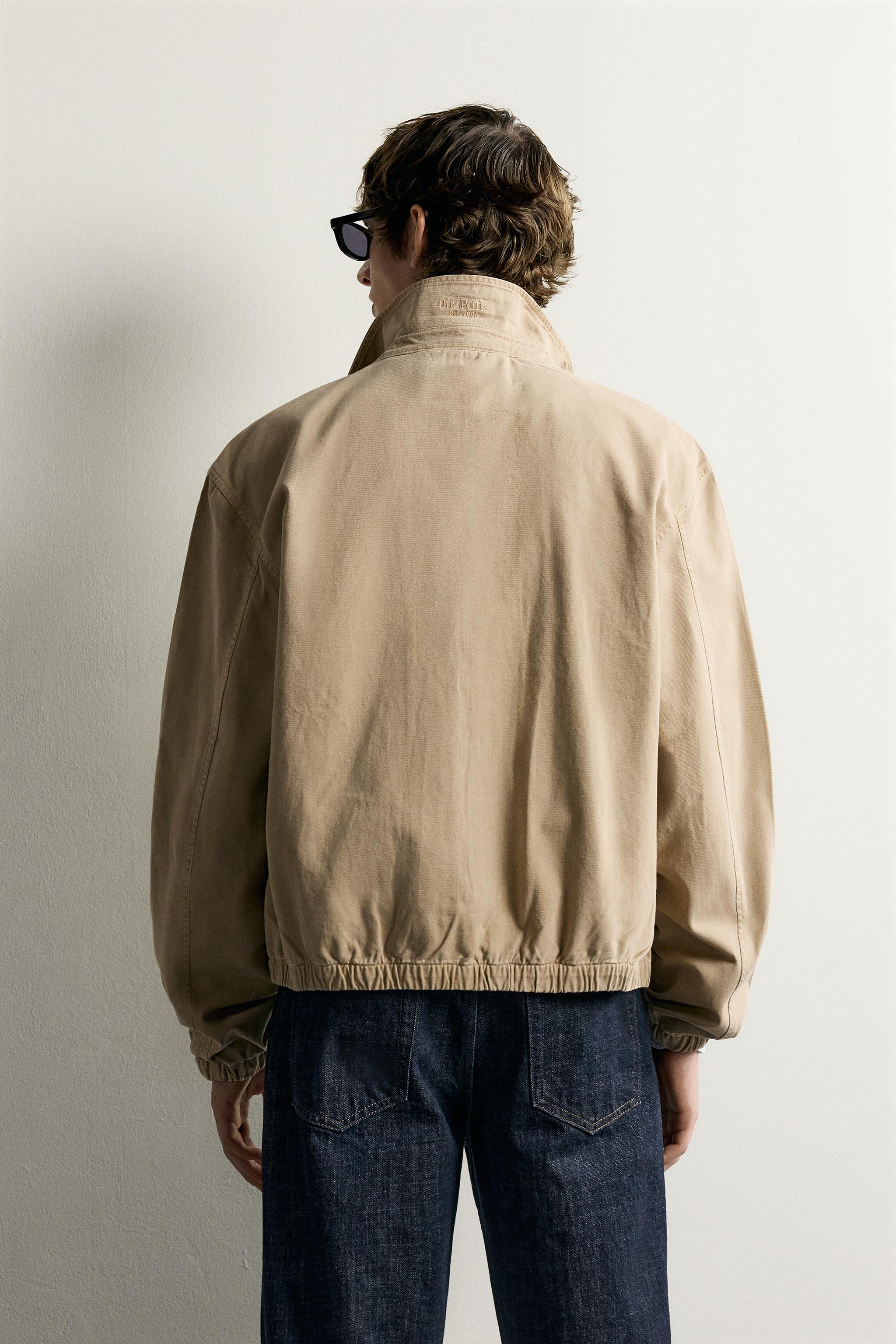 0FR. PARIS X ZARA WASHED COTTON JACKET